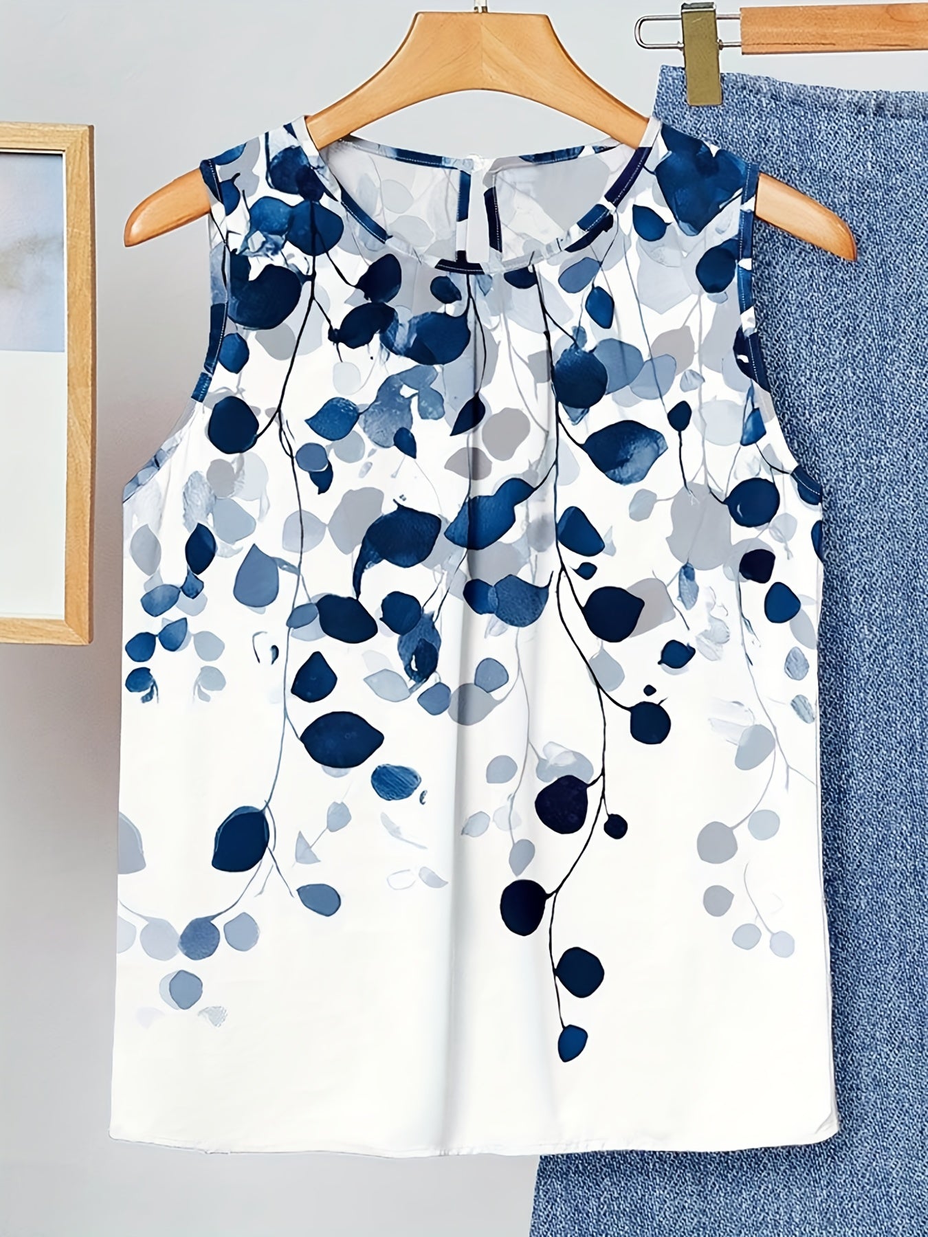 Gabriella | Pleated Leaves Print Set