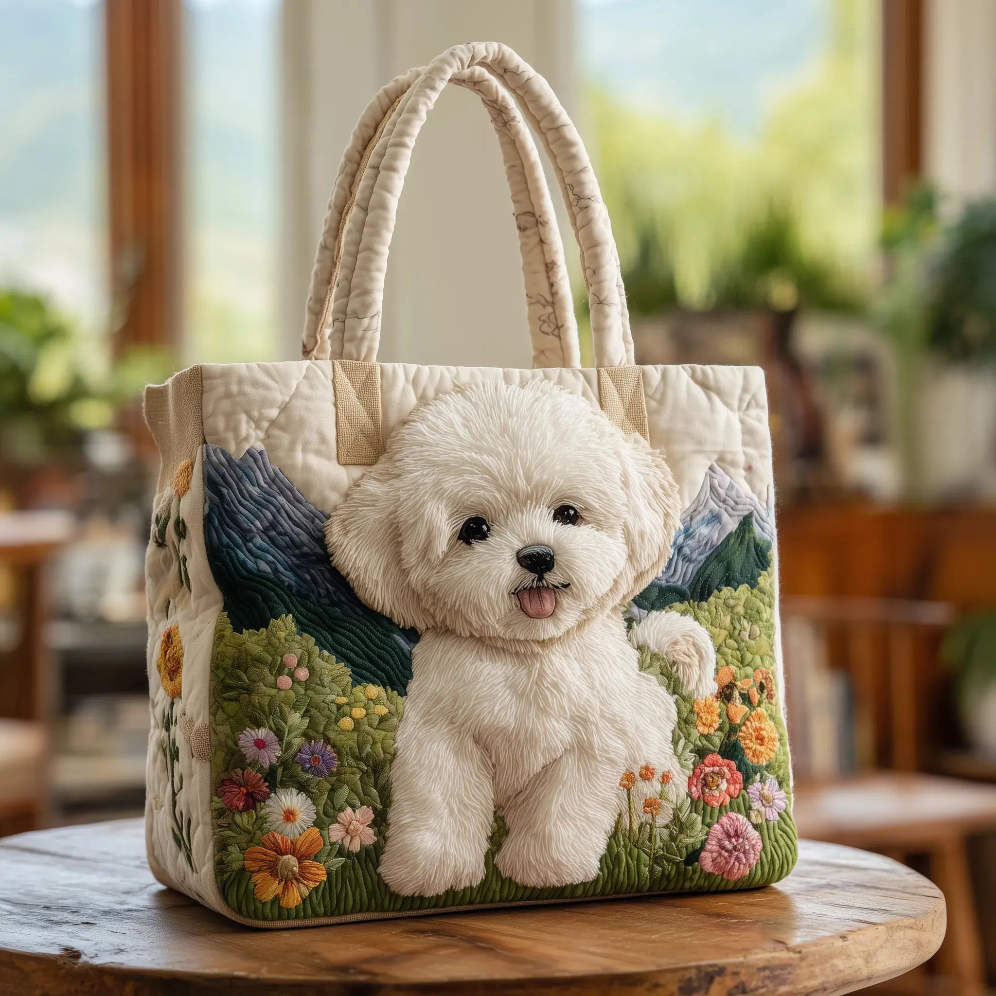 Artisan Quilted Bag - Enchanted Dog