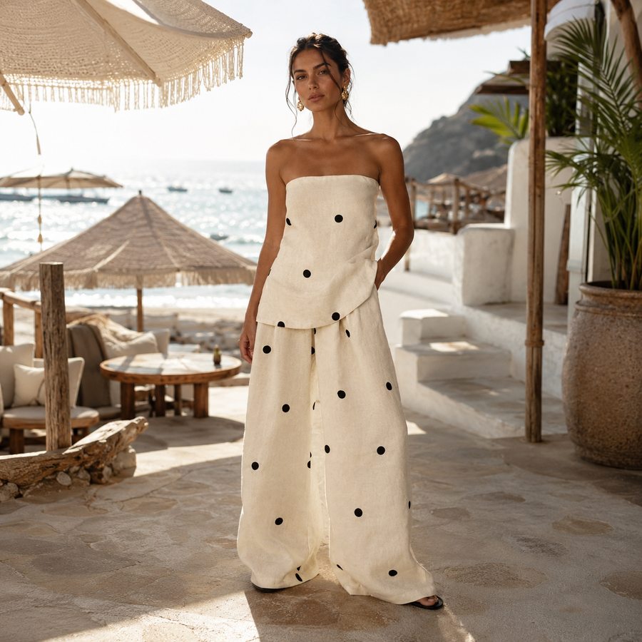 Alma™ | Mediterranean Dot Print Ensemble