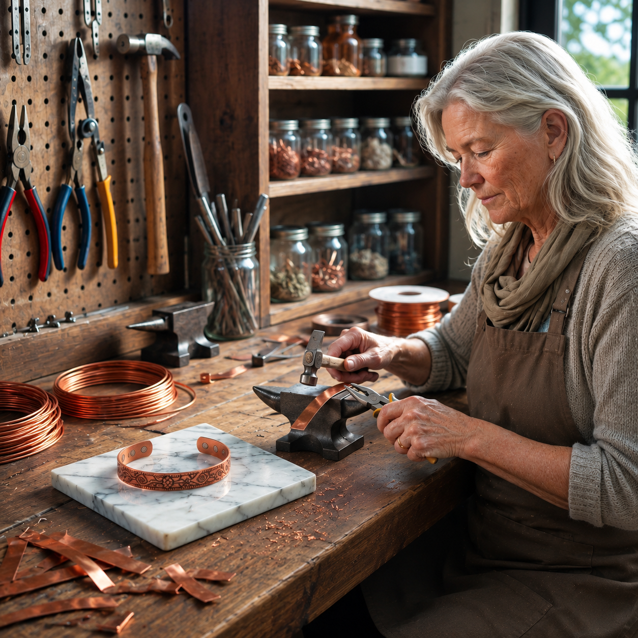 Blossom Copper Ring