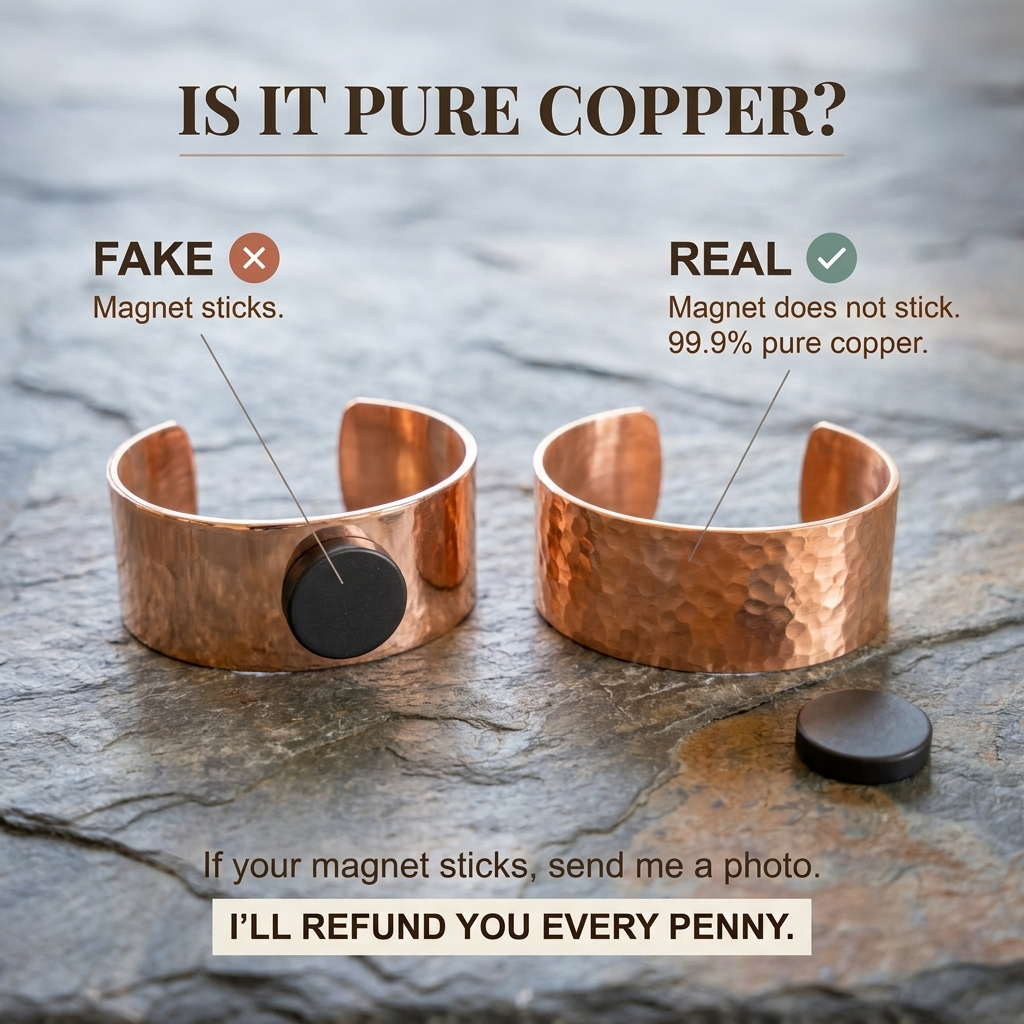 Crescent Copper Bracelet