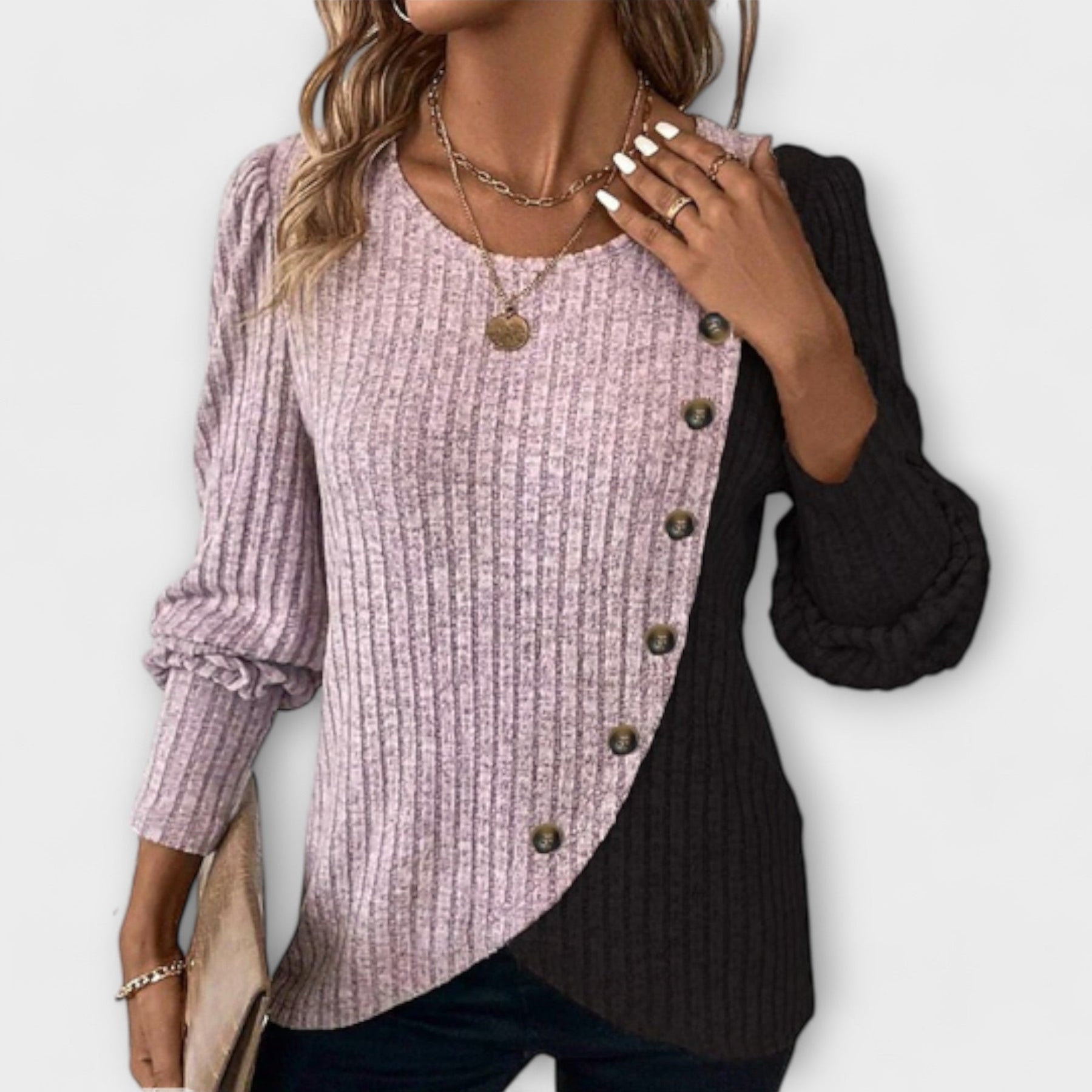 Taylor | Elegant Knitted Blouse