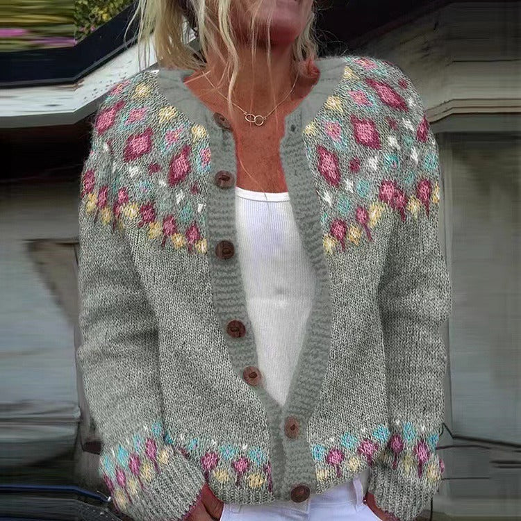 Madeline | Vintage Icelandic Cardigan