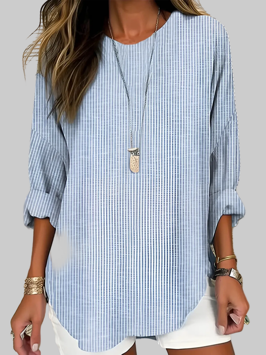 Rhea | Trendy Striped Blouse