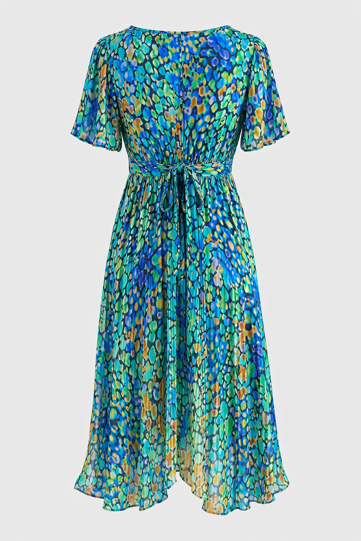 Aria | Mosaic Print Midi Dress