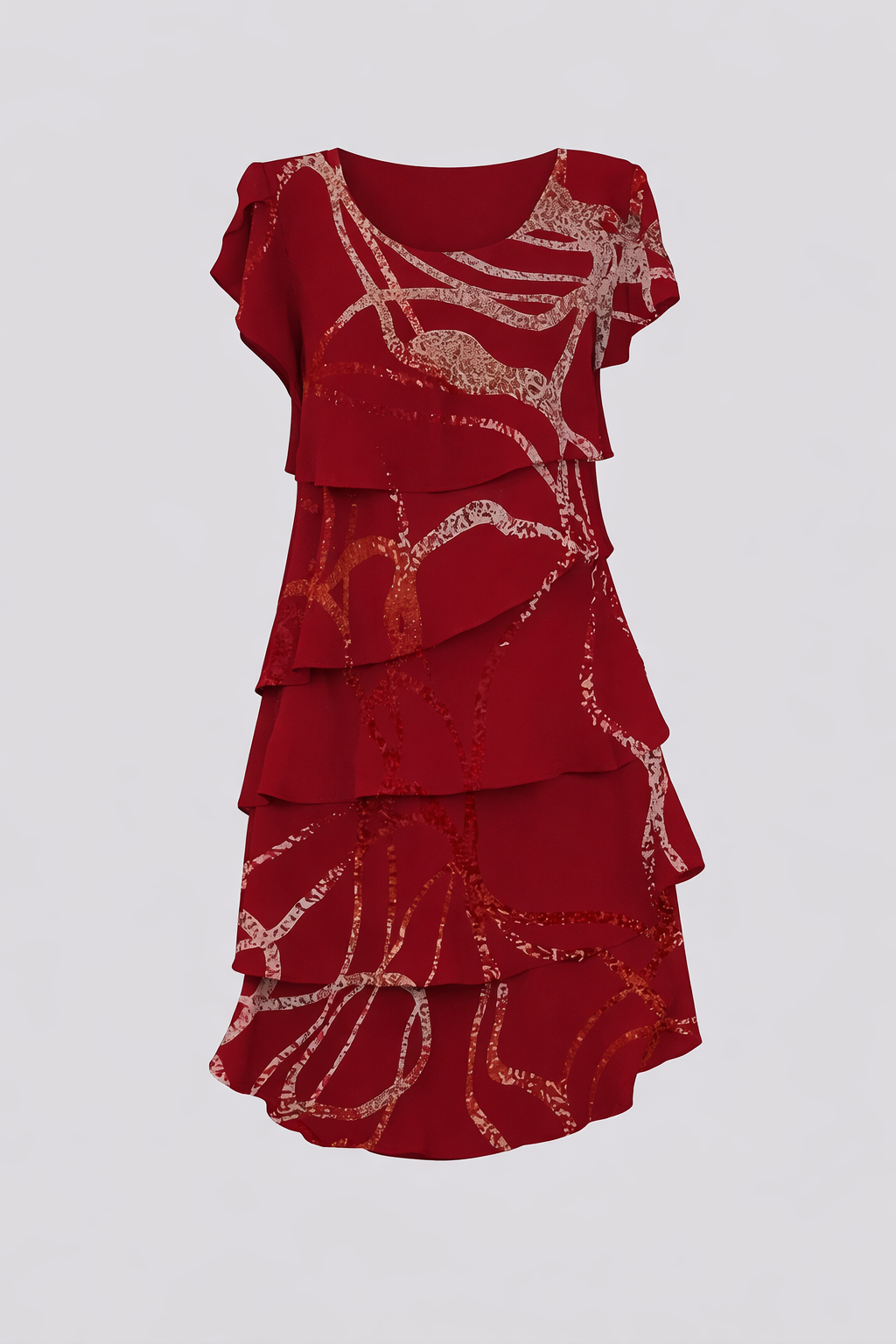 Sabrina | Layered Chiffon Dress