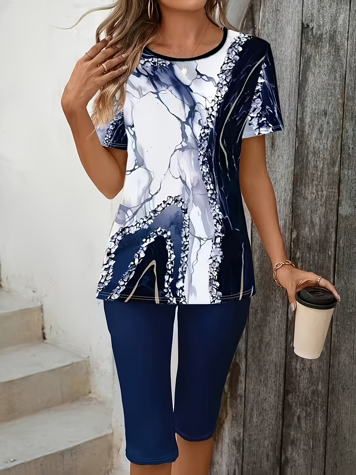 Luna™ | Botanical Print Stretch Set