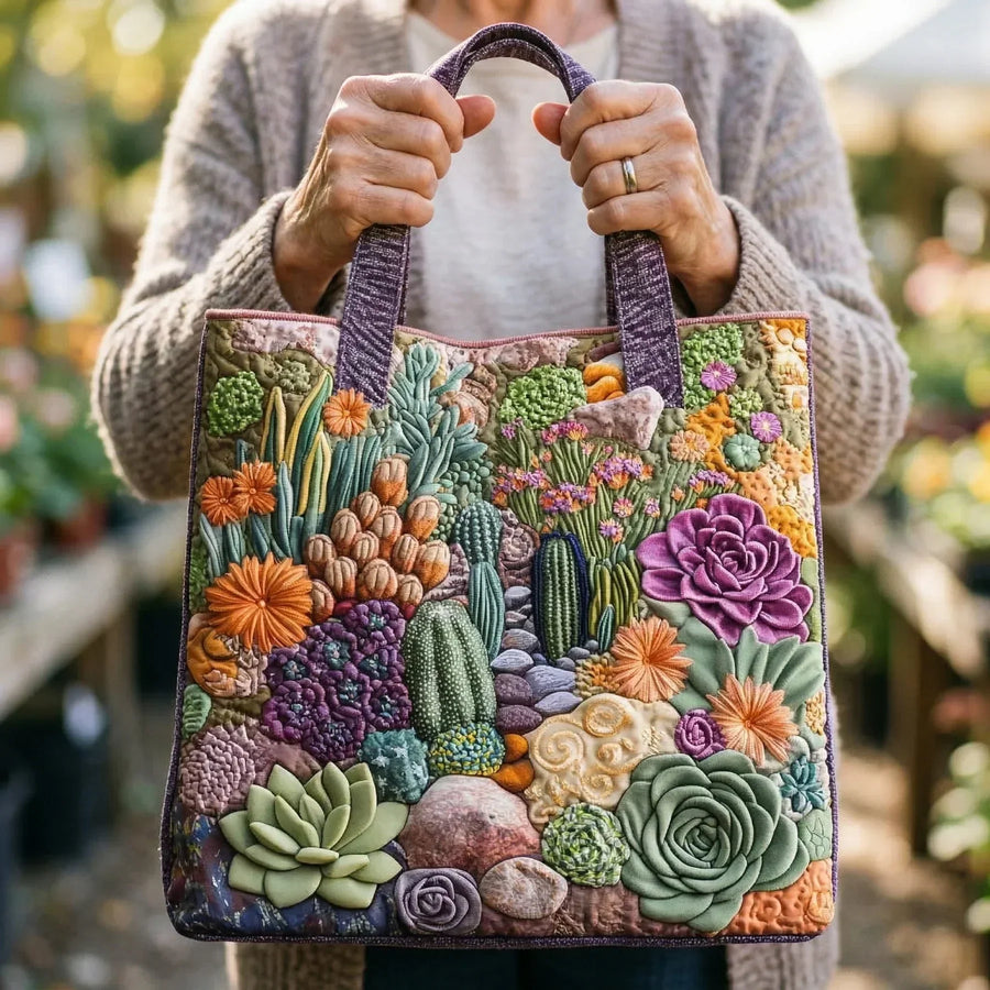 Artisan Bag - Succulent Garden