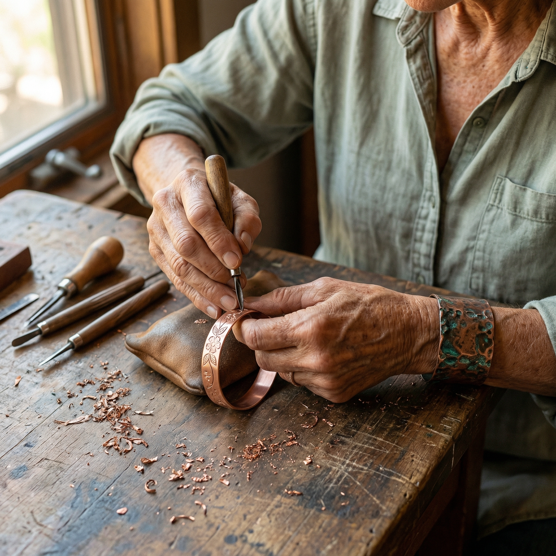 Bloom Copper Bracelet
