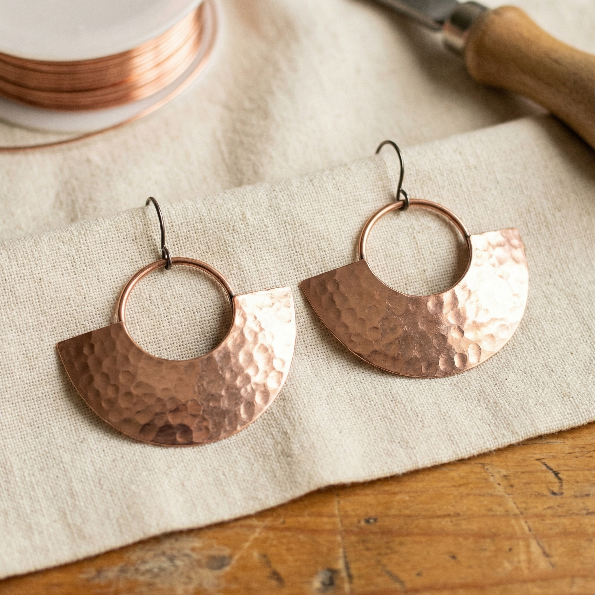 Dusk Copper Earrings