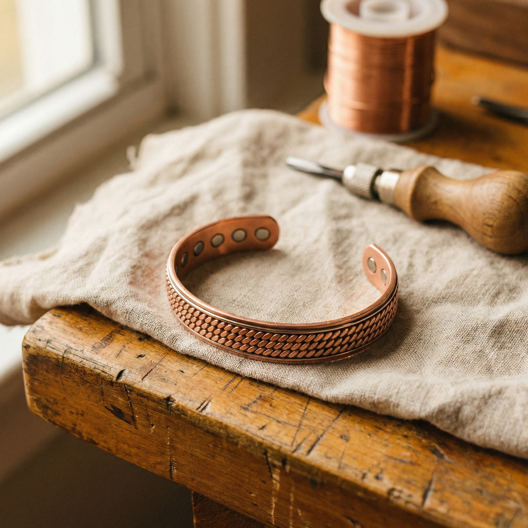 Chaff Copper Bracelet