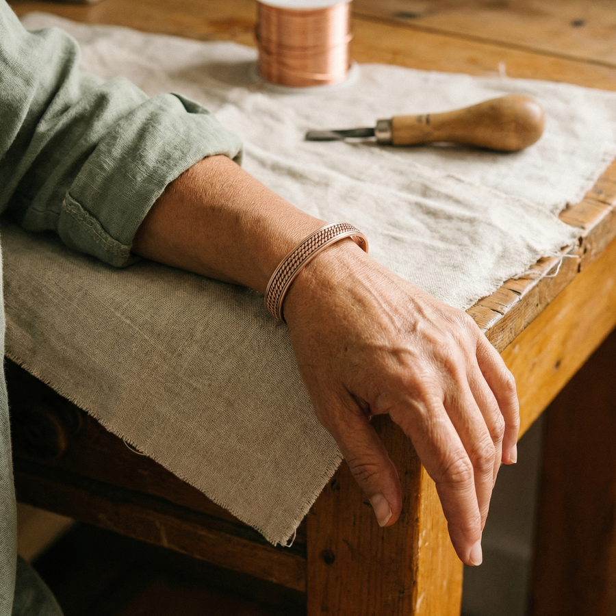 Chaff Copper Bracelet