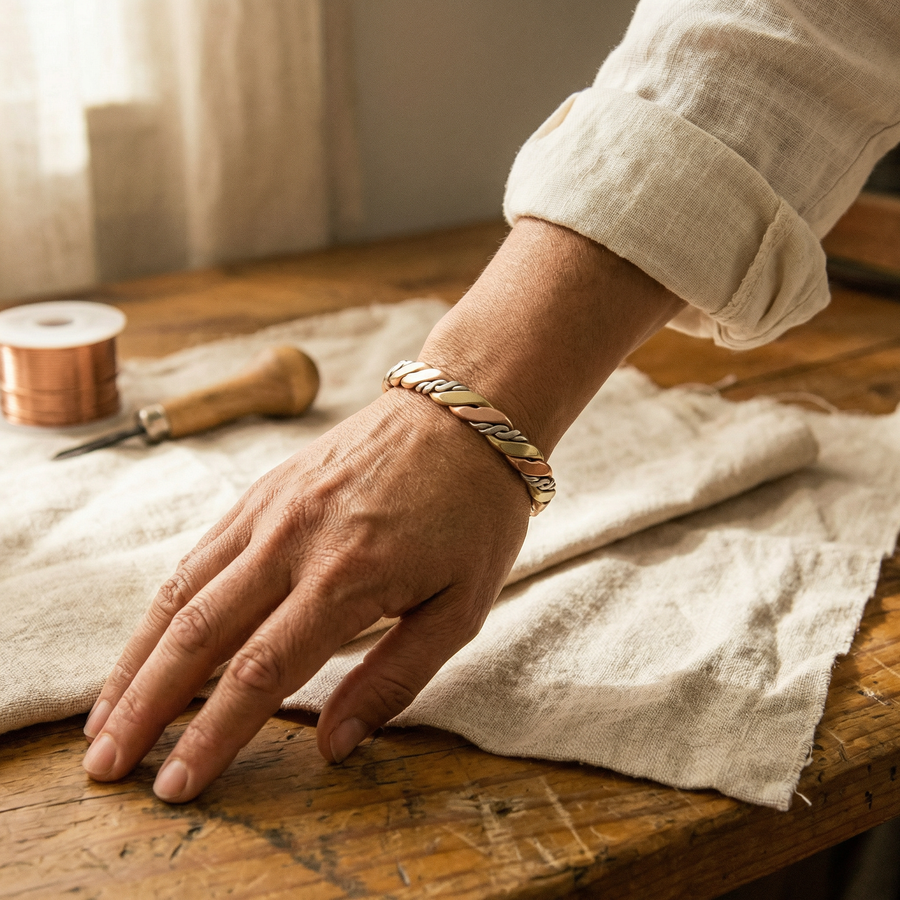Trine Copper Bracelet