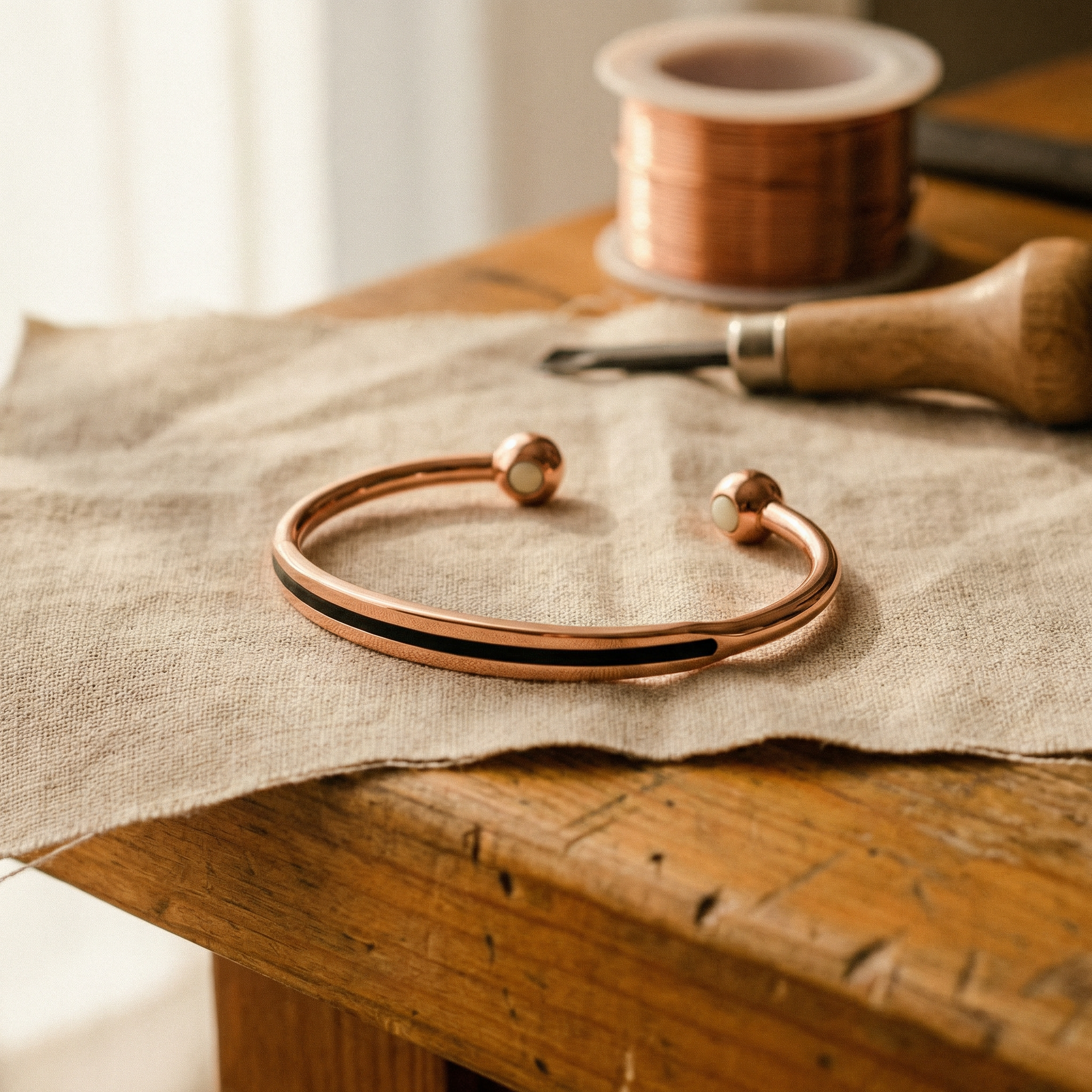 Spine Copper Bracelet