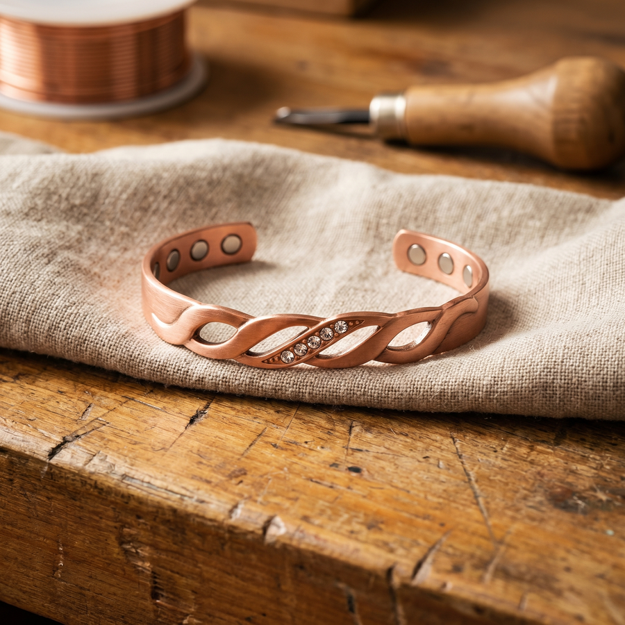 Glimmer Copper Bracelet