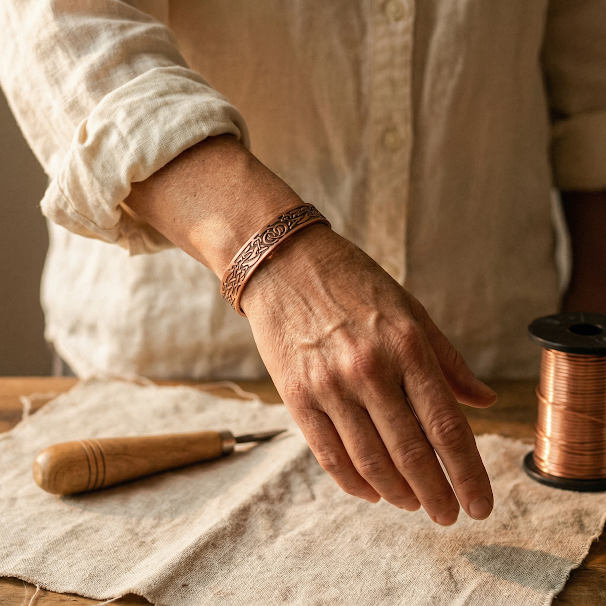 Knotwork Copper Bracelet