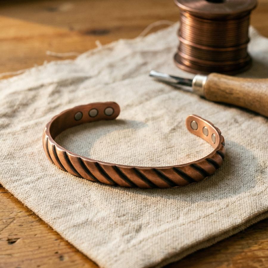 Flute Copper Bracelet