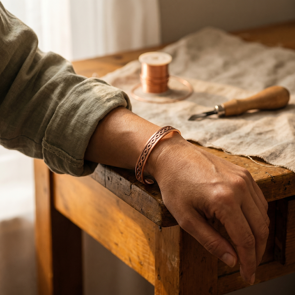 Rivulet Copper Bracelet