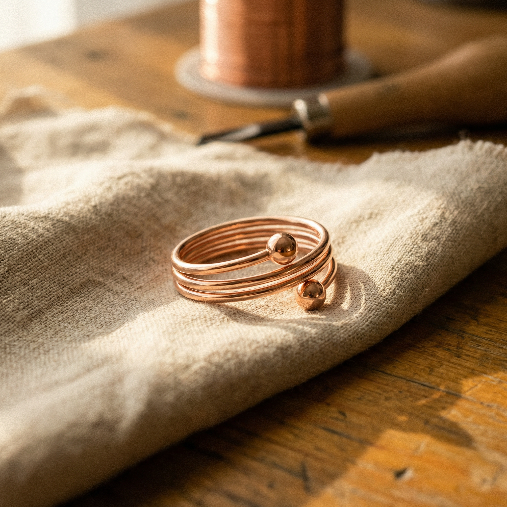 Orbit Copper Ring