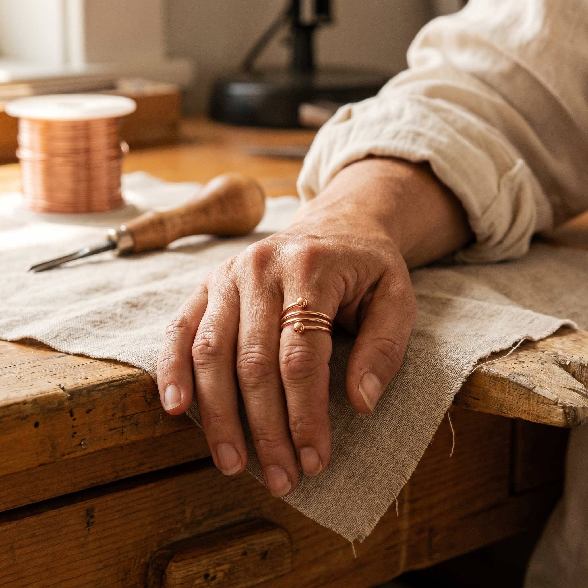 Orbit Copper Ring
