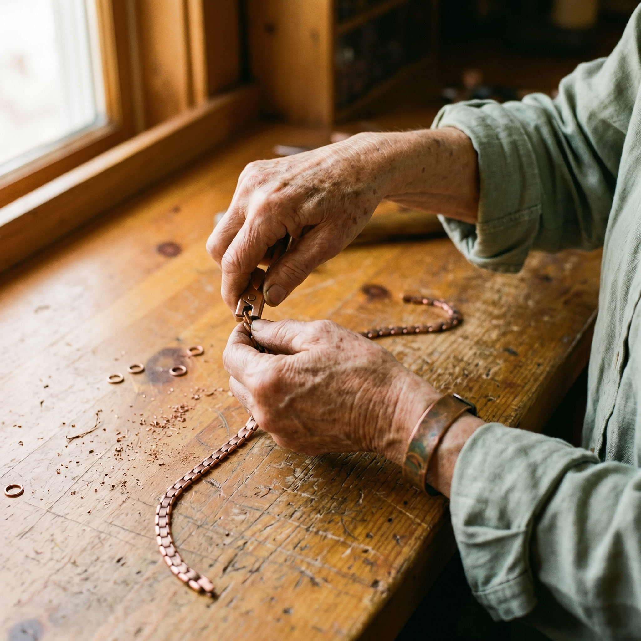 Cobble Copper Necklace