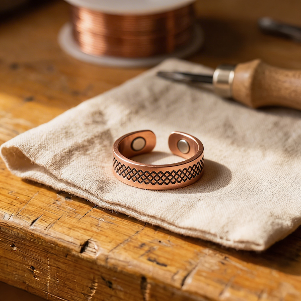Trellis Copper Ring