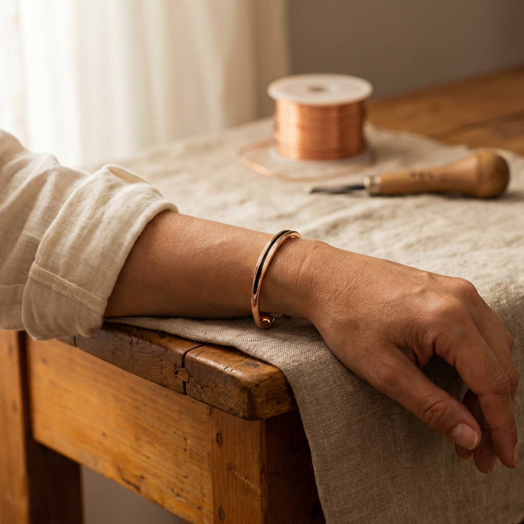 Spine Copper Bracelet