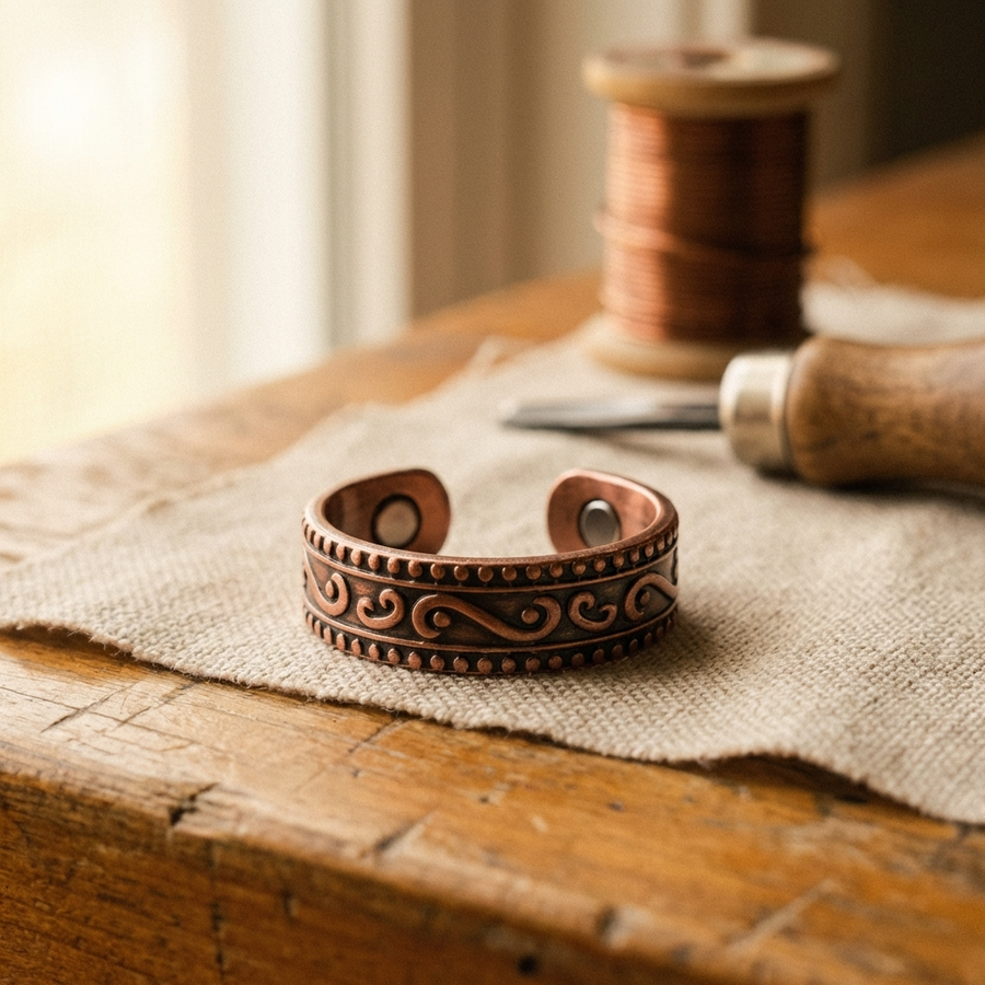 Tendril Copper Ring