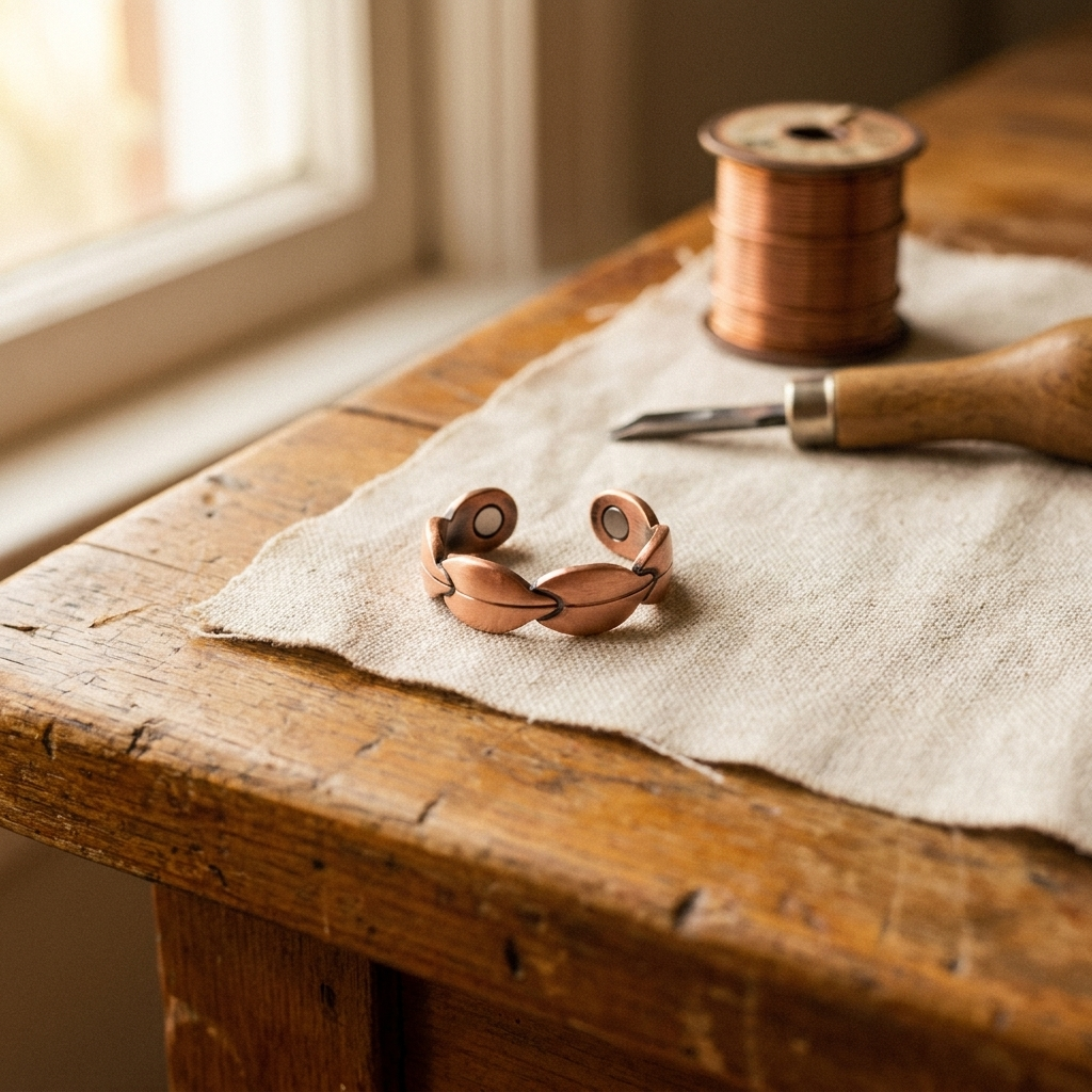 Laurus Copper Ring