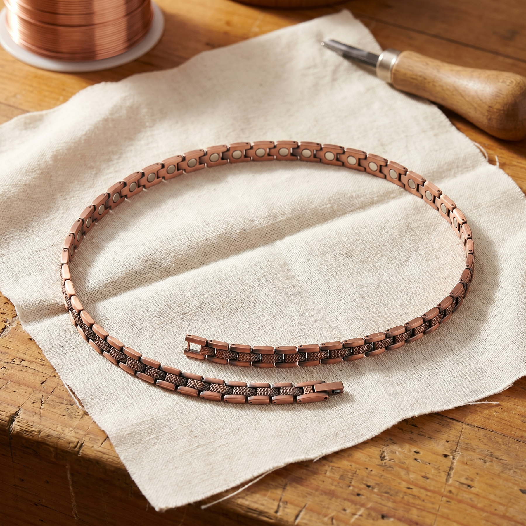 Cobble Copper Necklace