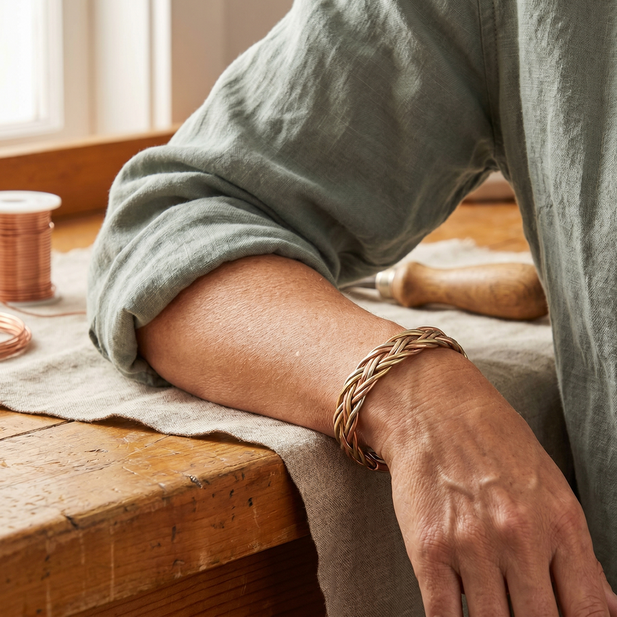 Aureate Copper Bracelet