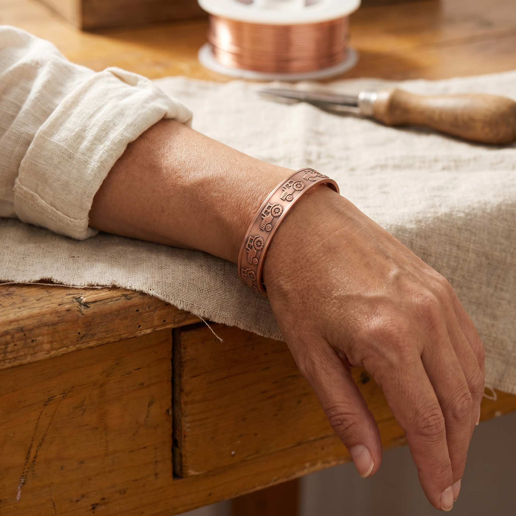 Tillage Copper Bracelet