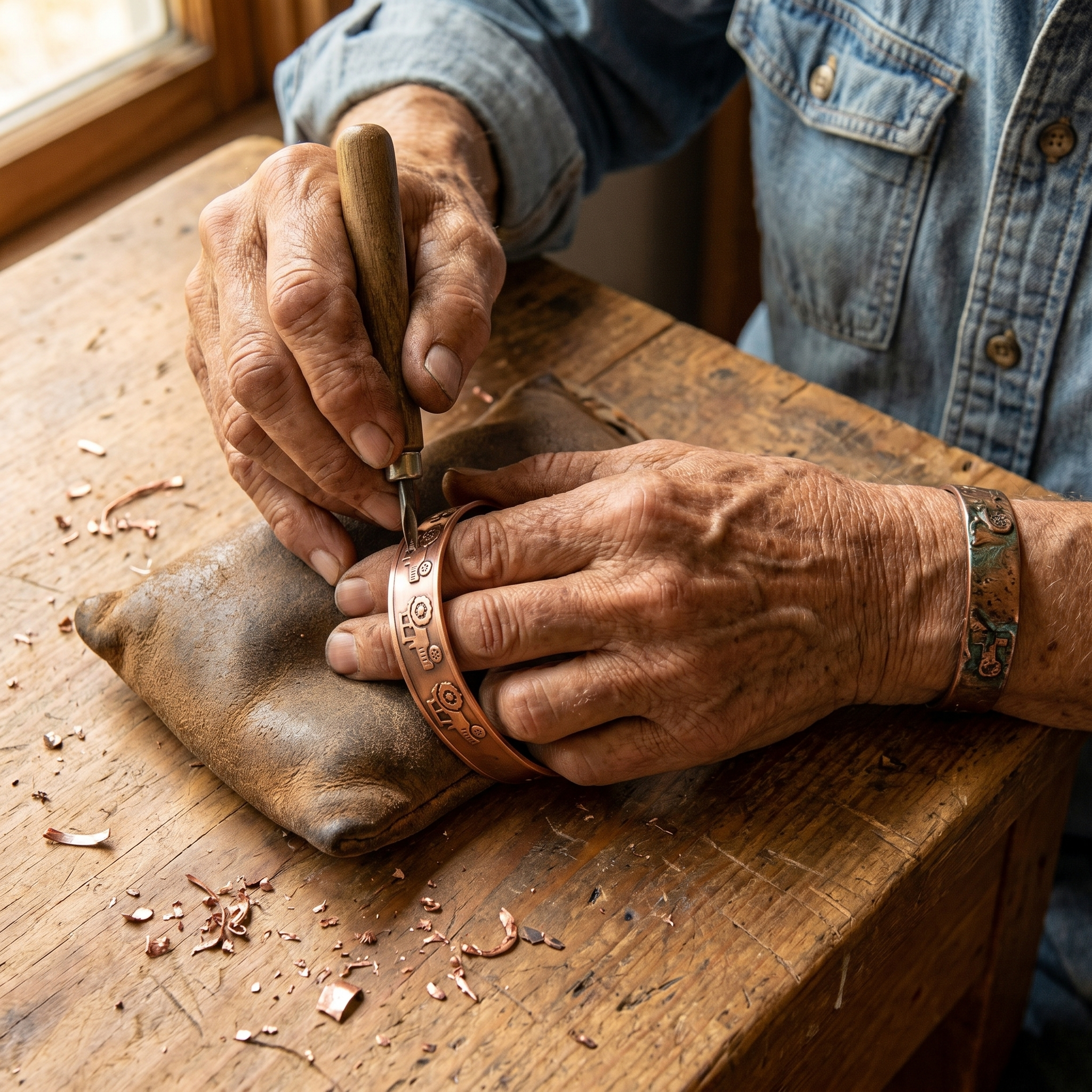 Tillage Copper Bracelet