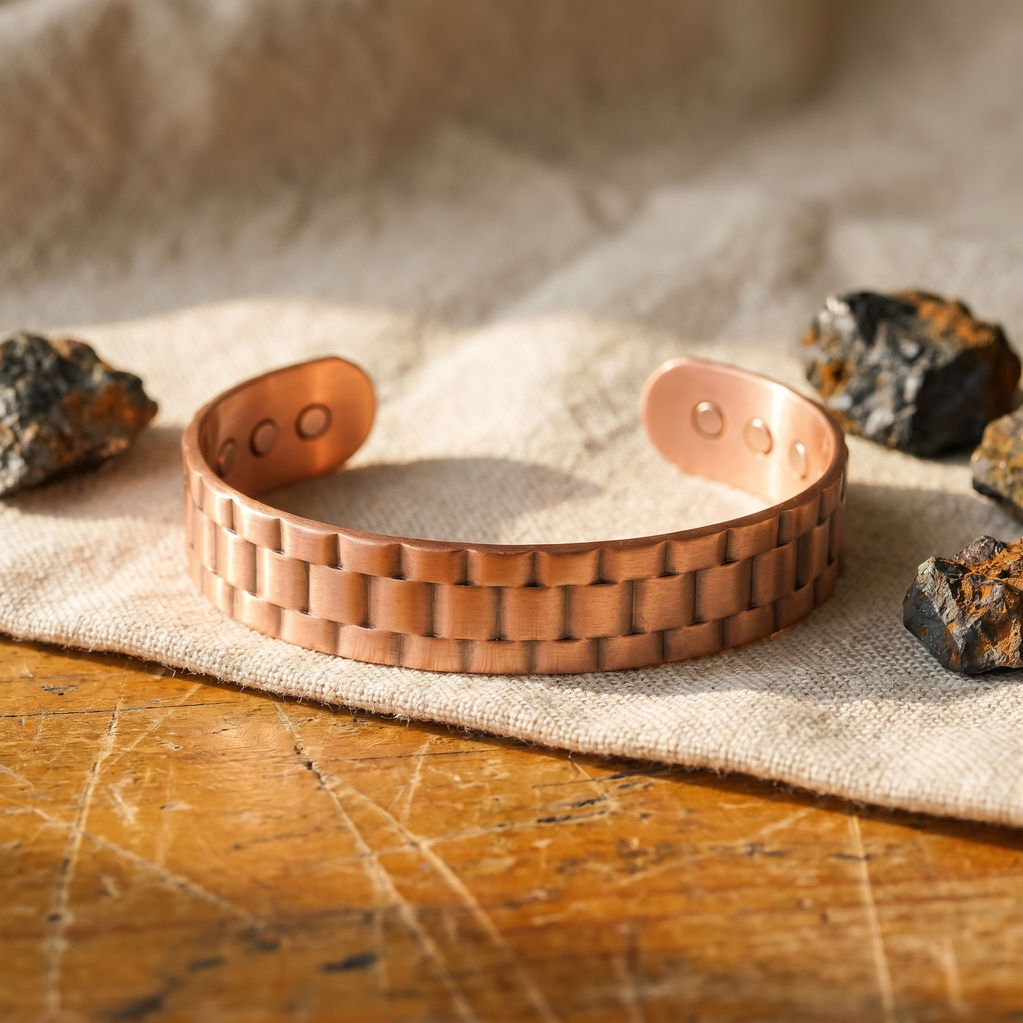 Ore Men's Copper Bracelet