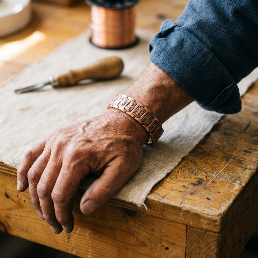 Gale Men's Copper Bracelet