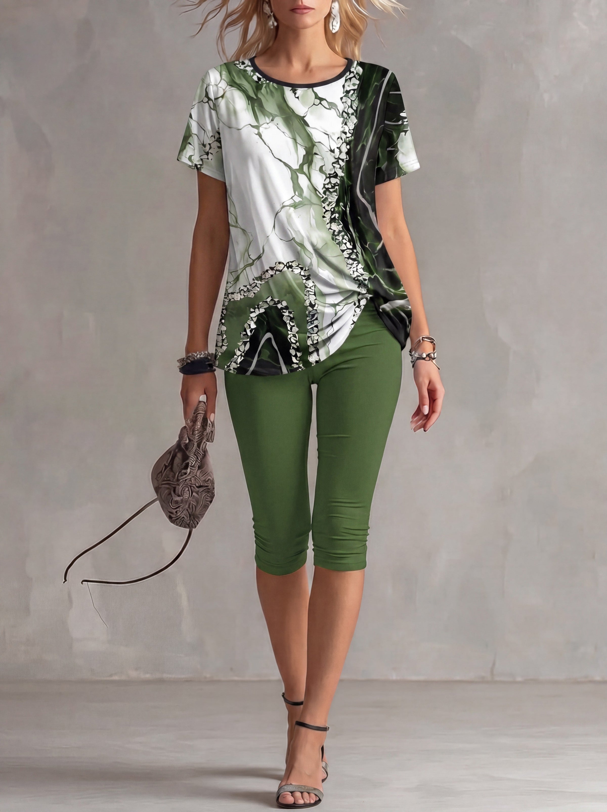 Luna™ | Botanical Print Stretch Set