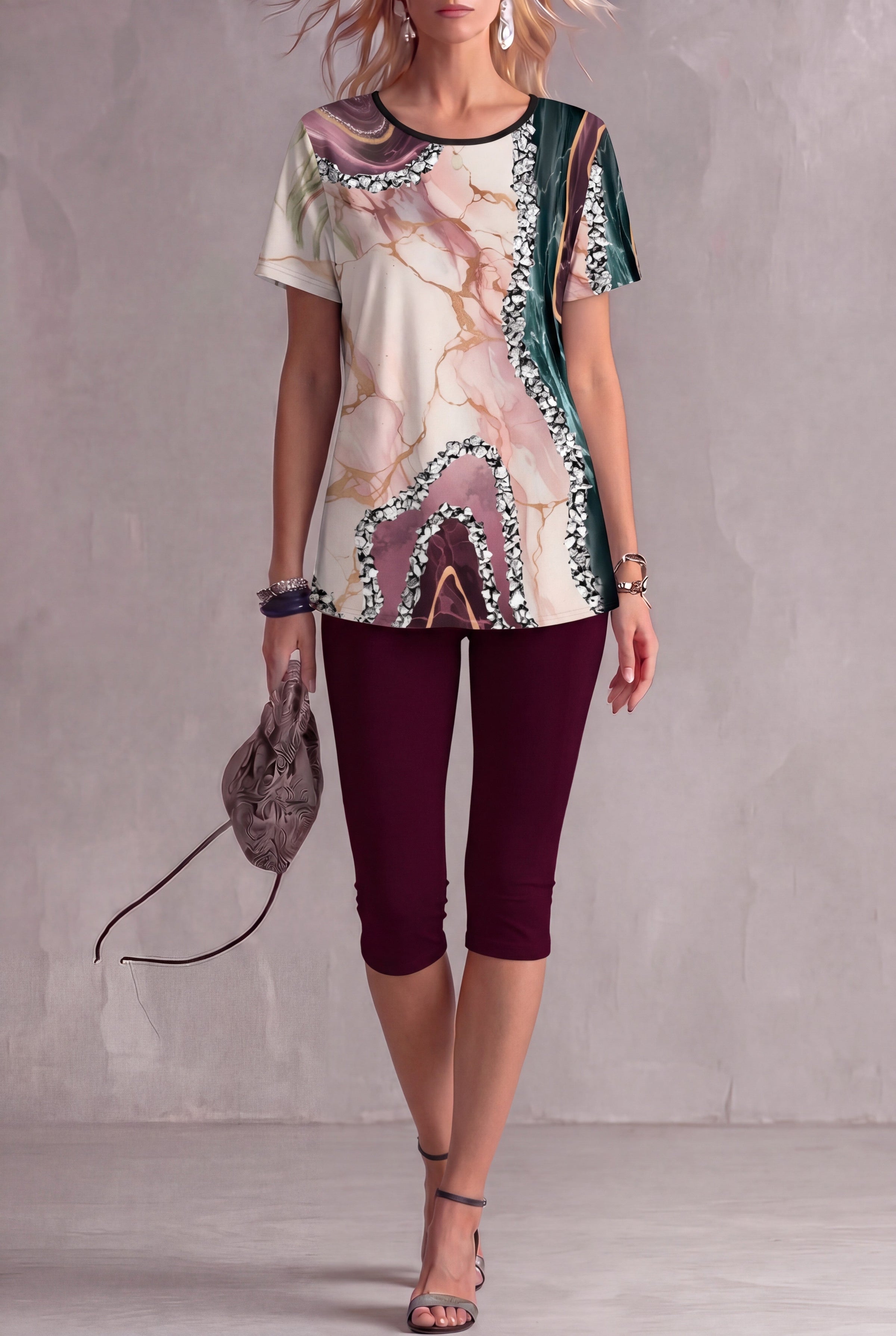 Luna™ | Botanical Print Stretch Set
