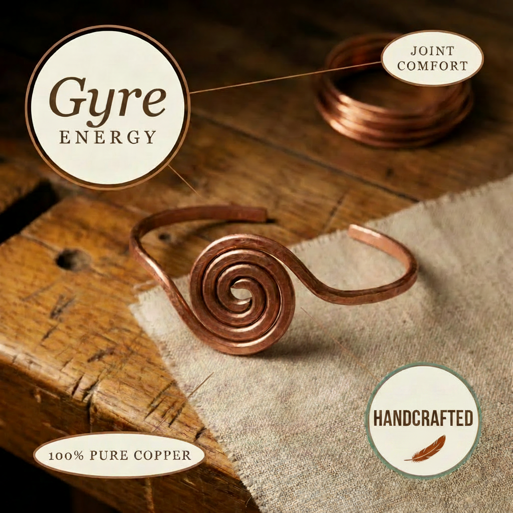 Gyre Copper Anklet