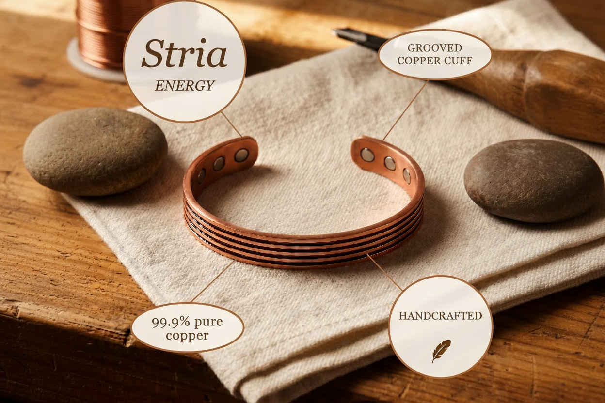 Stria Copper Bracelet