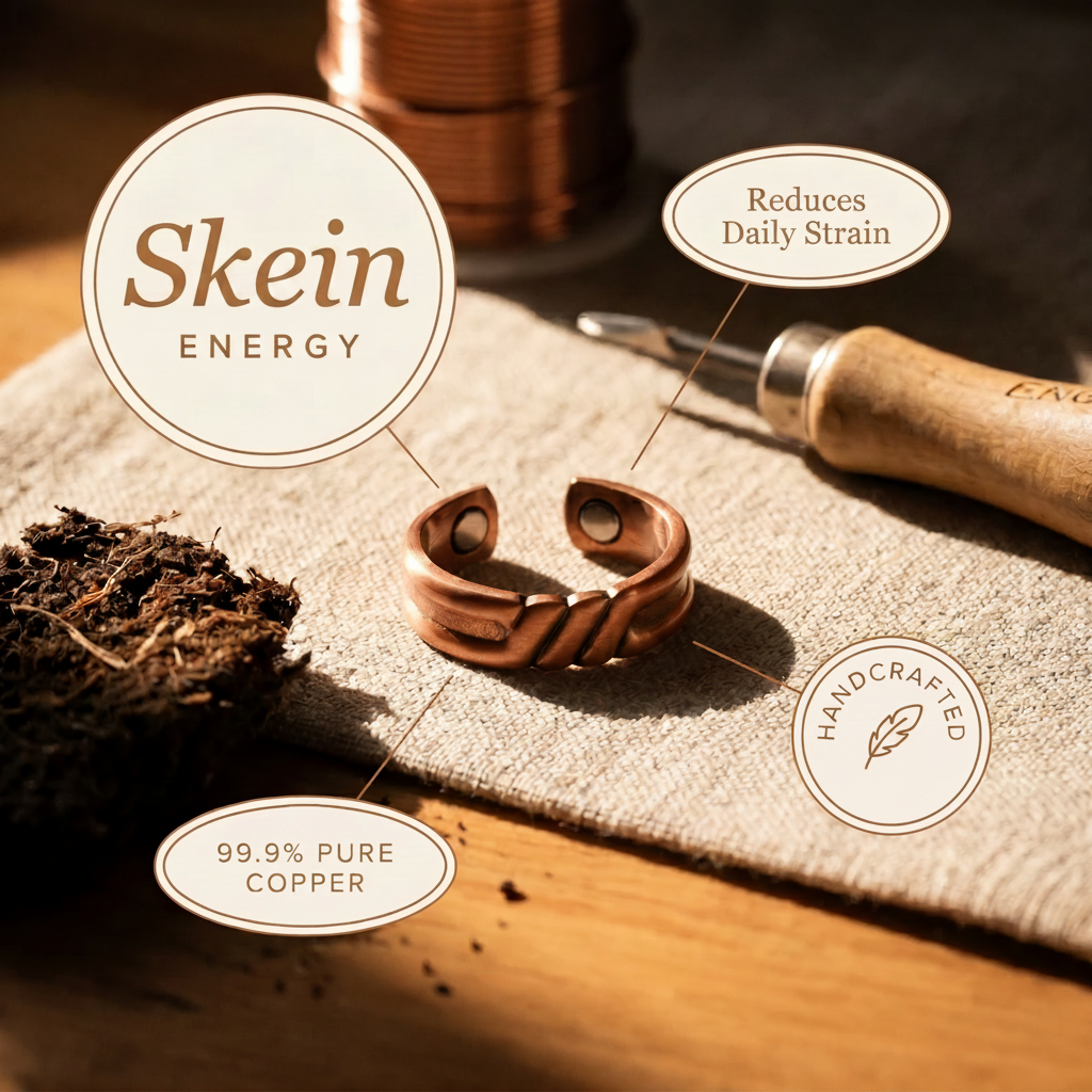 Skein Copper Ring