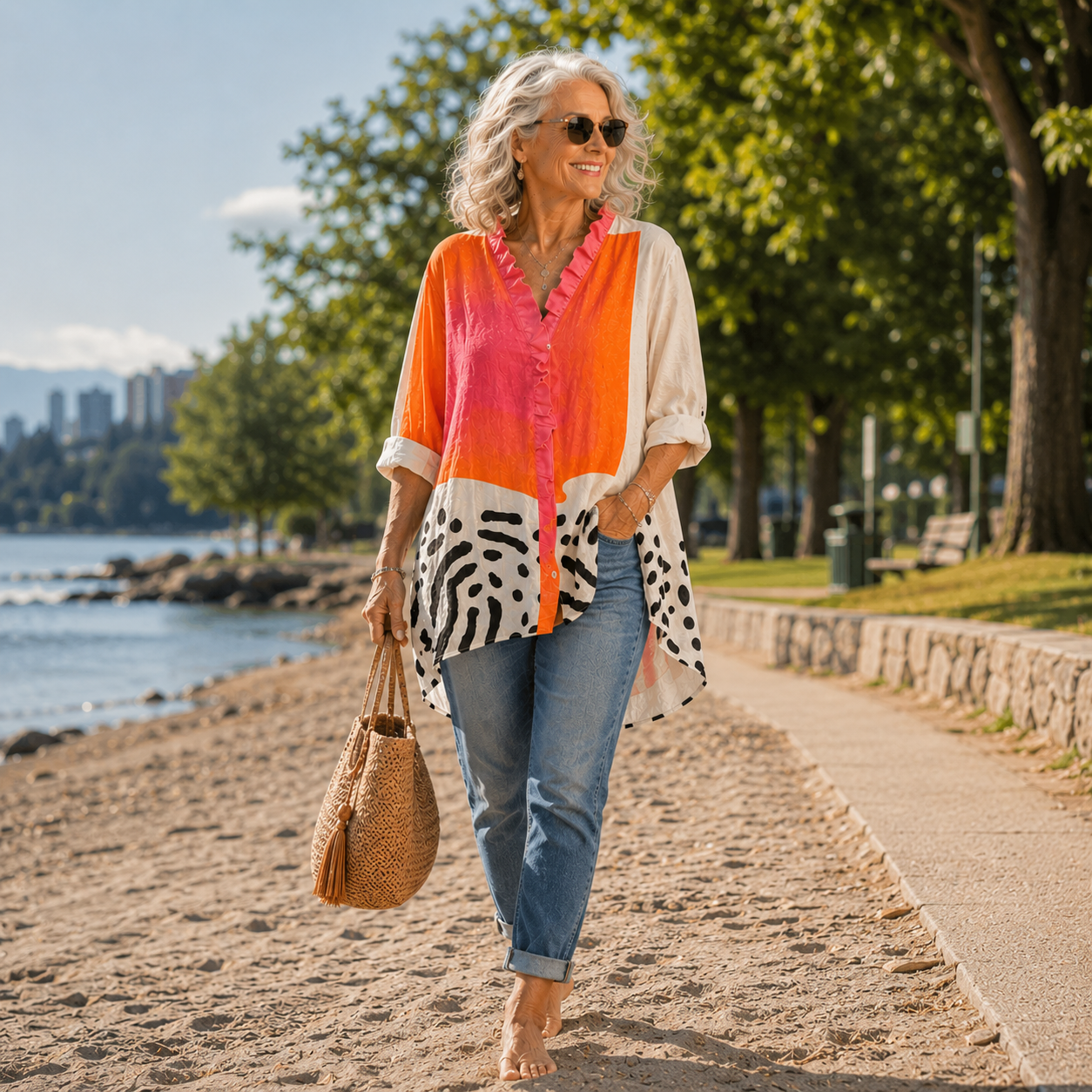Emma | Elegant Breezy Summer Blouse