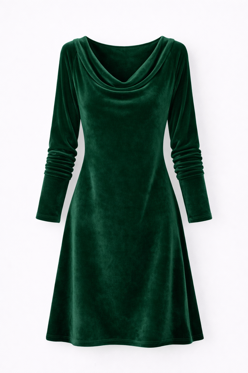 Isabella | Velvet Drape Dress