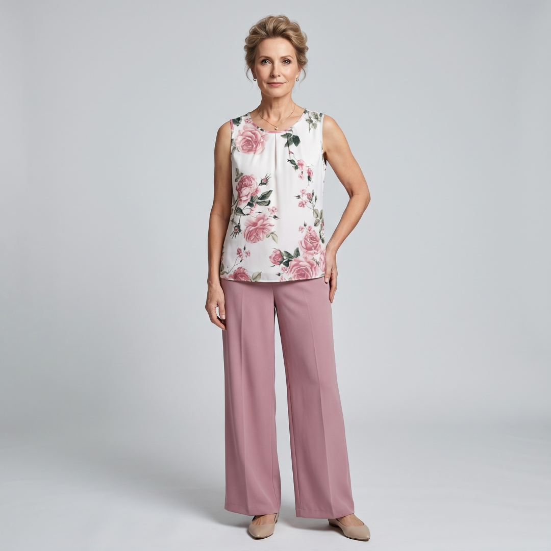 Kristen | Floral Print Two-Piece Set
