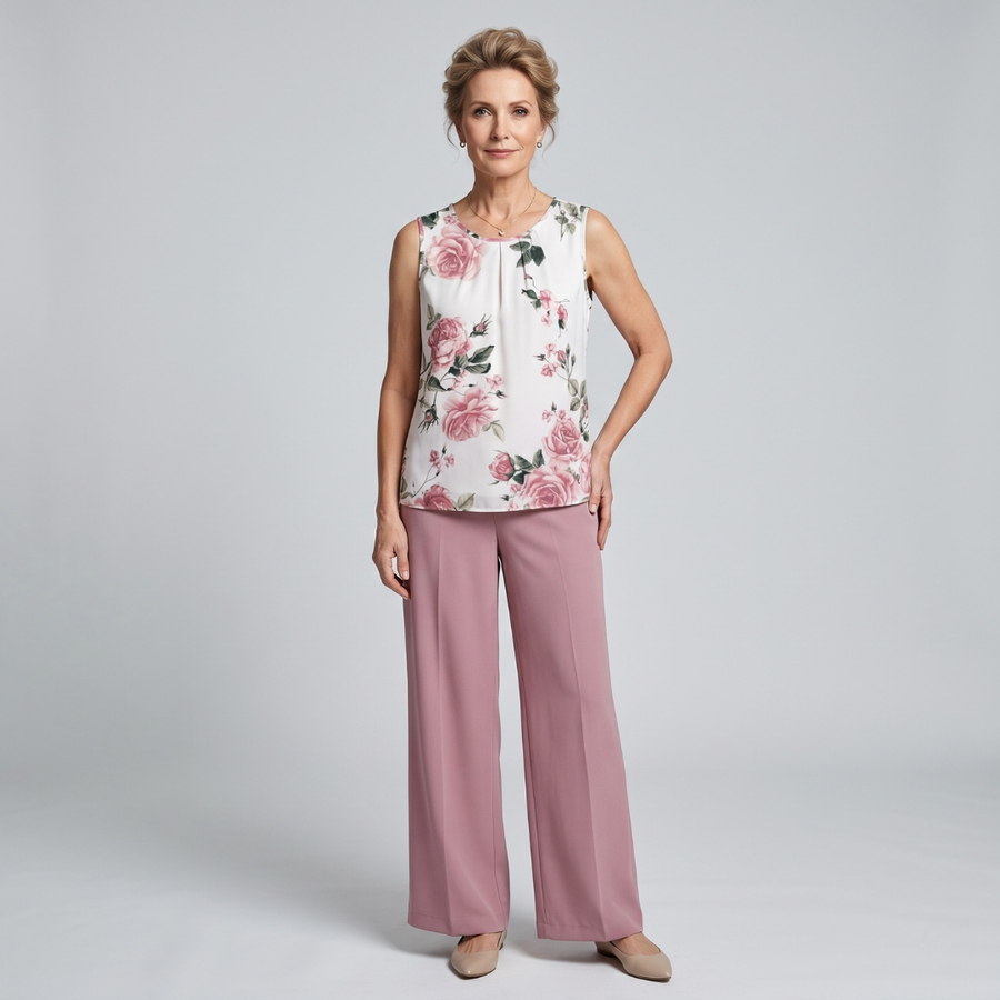 Kristen | Floral Print Two-Piece Set