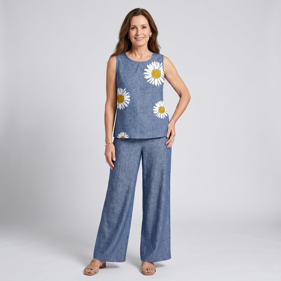 Kaitlyn | Daisy Flower Two-Piece Set